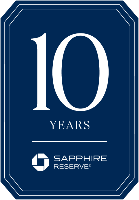 10 years of Sapphire Reserve